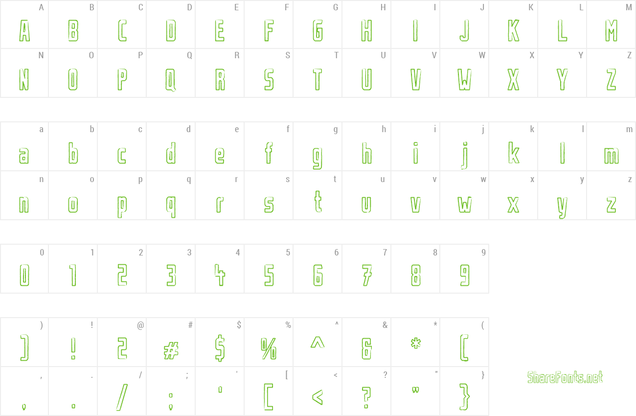 Font Urban Rubber preview